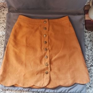 NWT Faux Leather Skirt
